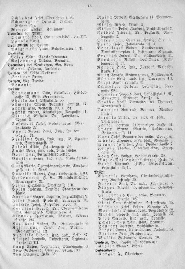 Verzeichnis sudetendeutscher Familienforscher -  5