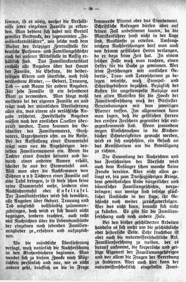 Ratschläge für Anfänger -  2