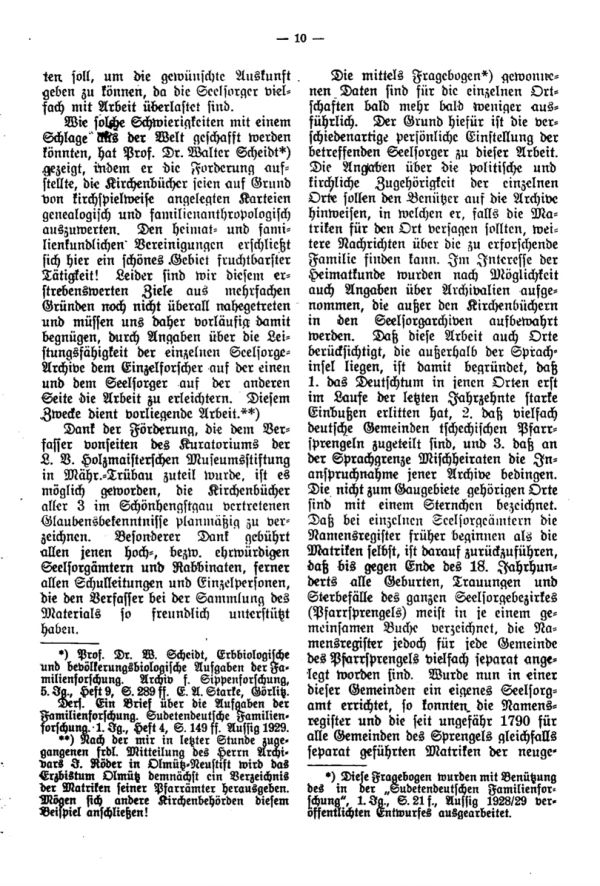 Die Kirchenbücher der Schönhengster Sprachinsel - 2