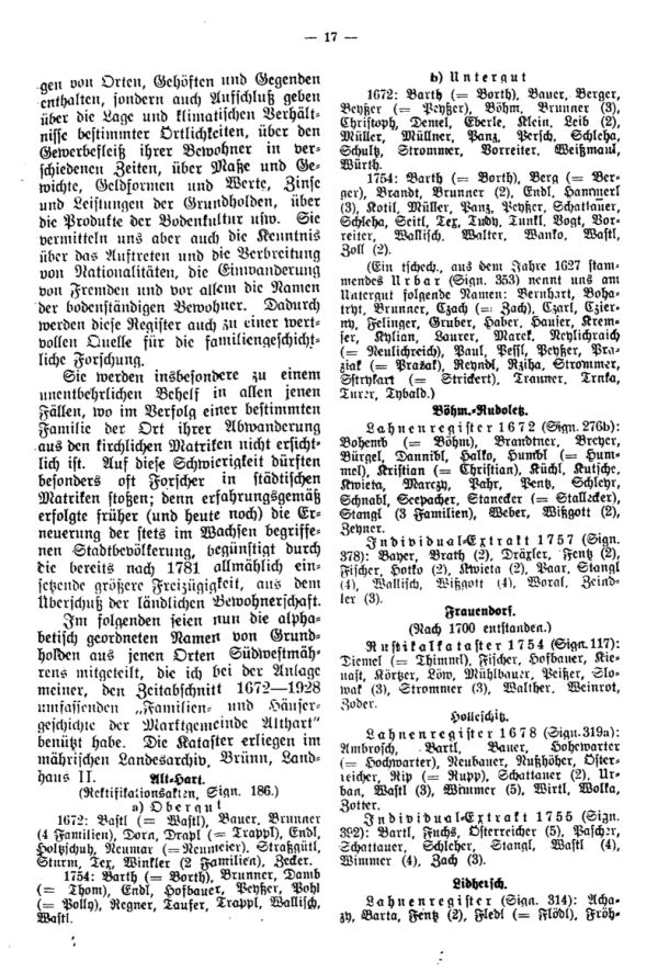 Kataster als Quellen der Heimat- u. Familienforschung - 2