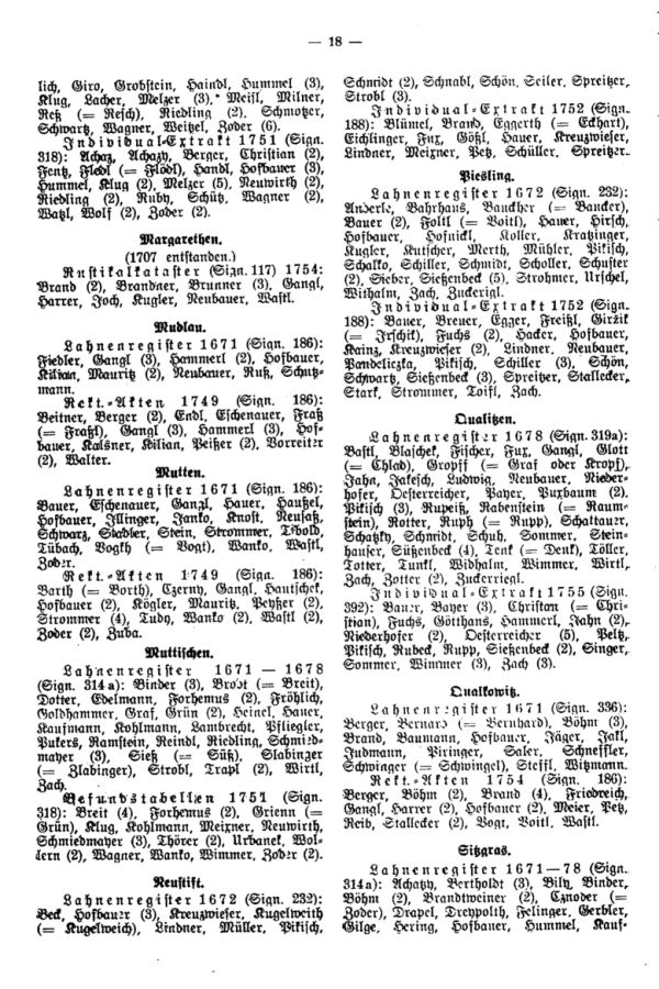 Kataster als Quellen der Heimat- u. Familienforschung - 3