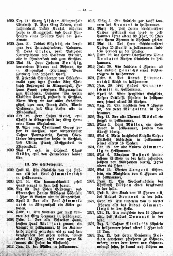 Böhmische Bergleute und Exulanten finden eine neue Heimat in Klingenthal (1593-1640) - 3