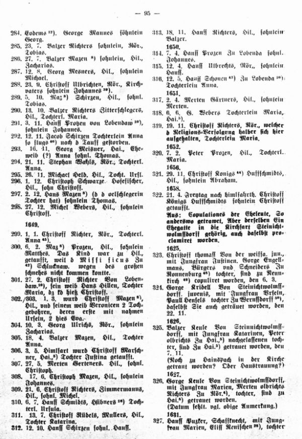 Verzeichnis der Getauften Fremden Kinderlein - 4