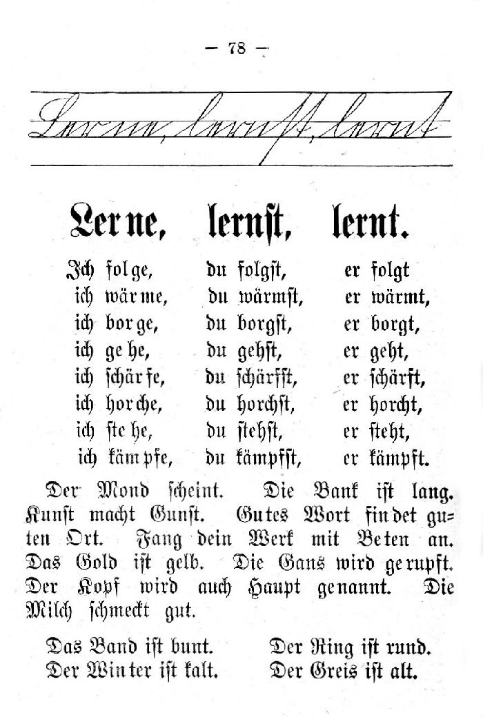 Deutsche Fibel -L (Schreibschrift /Druckschrift)