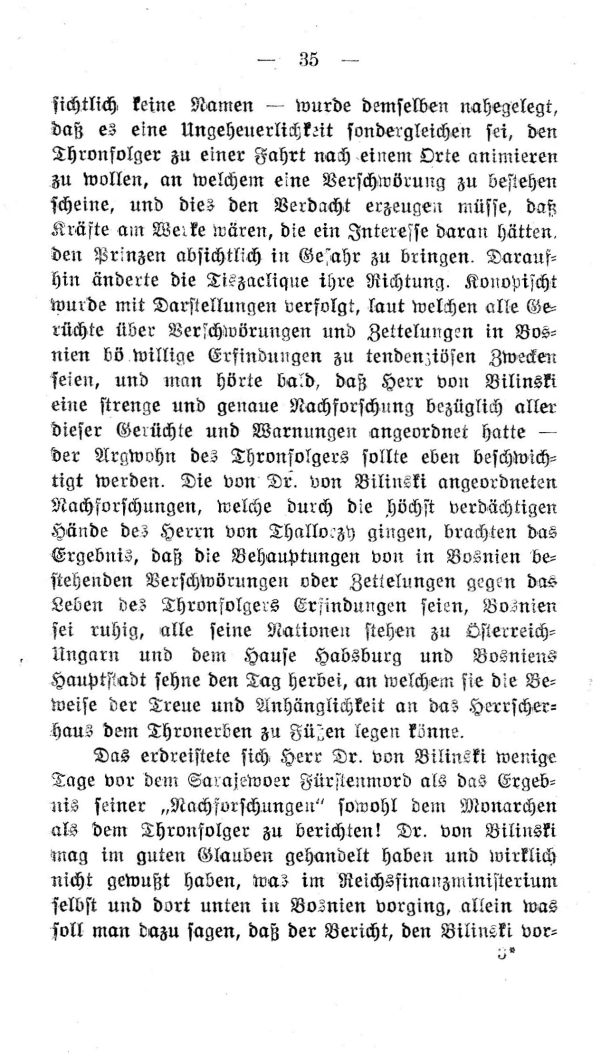 II. Kapitel: Die Wahrheit über den Fürstenmord von Sarajewo
