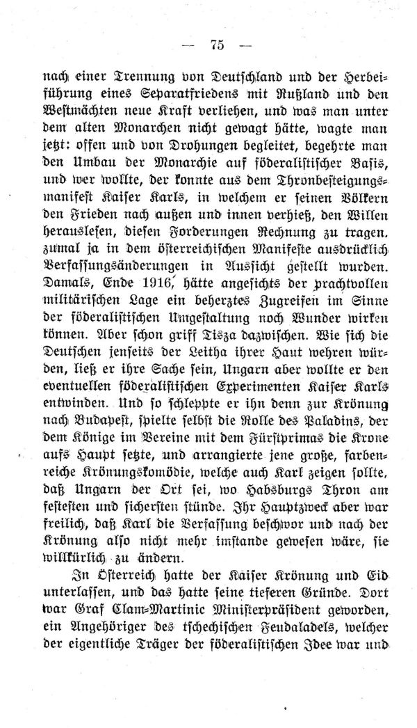 IV. Kapitel: Die Aera des letzten Kaisers