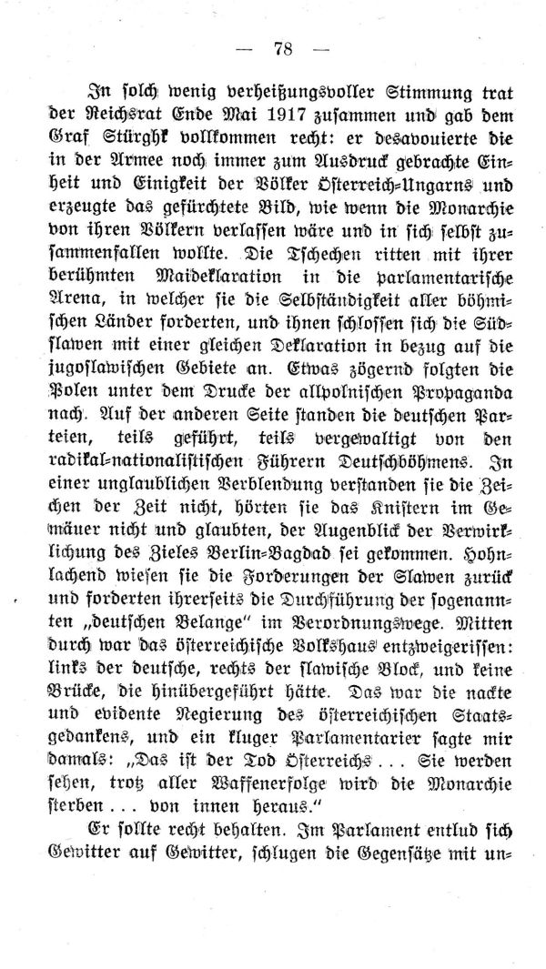 IV. Kapitel: Die Aera des letzten Kaisers